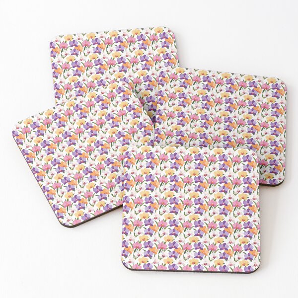 Item preview, Seamless Tropical Orchid Pattern – Multicolor Exotic Floral Design designed and sold by WojcikDesigners.