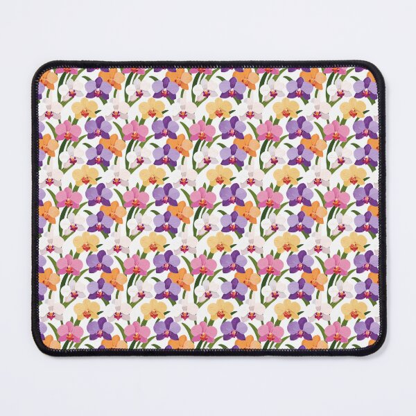Item preview, Seamless Tropical Orchid Pattern – Multicolor Exotic Floral Design designed and sold by WojcikDesigners.