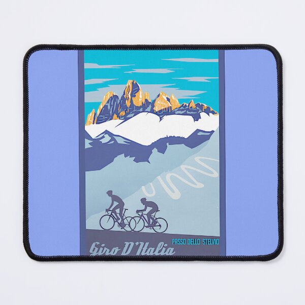 Item preview, Giro D Italia Stelvio Pass Retro Cycling Art | Limited Edition designed and sold by TracyMagnan.