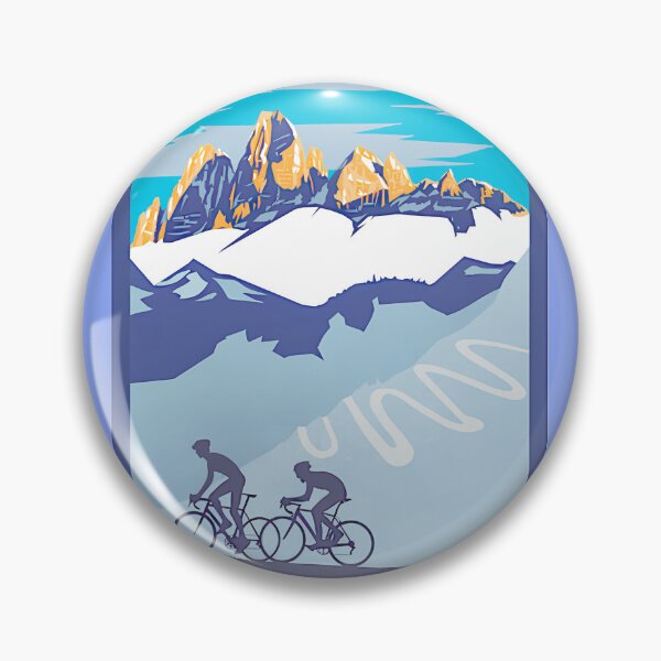 Item preview, Giro D Italia Stelvio Pass Retro Cycling Art | Limited Edition designed and sold by TracyMagnan.