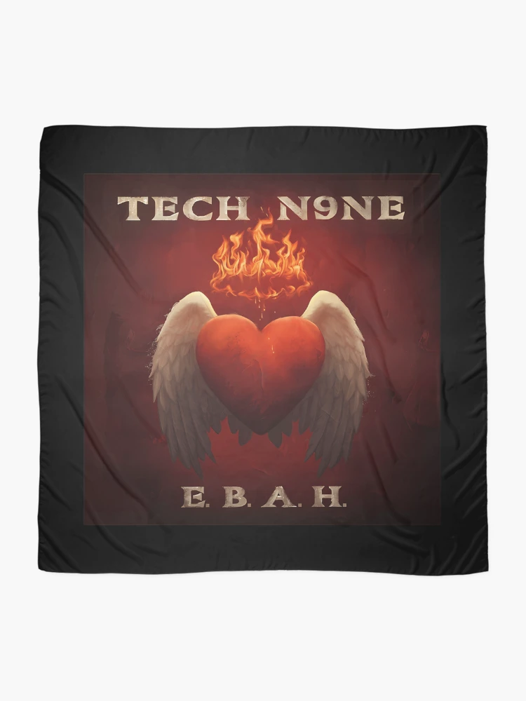 Thumbnail 2 of 3, Scarf, Tech N9Ne American Rapper designed and sold by RalphHardin.