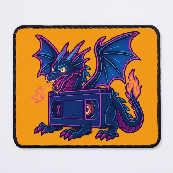 Item preview, Neo-Retro VHS Dragon designed and sold by kyokugen.
