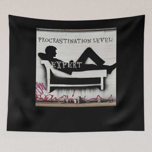 Item preview, Procrastination Level Expert designed and sold by zaidamiere.