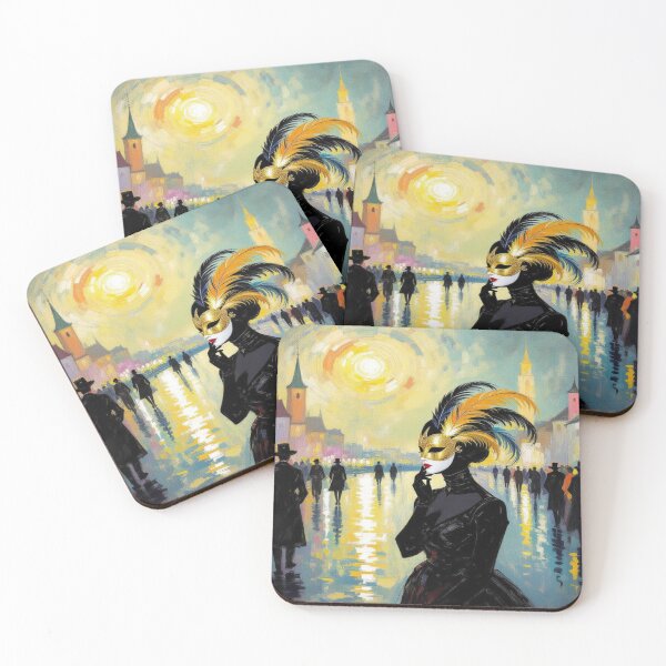 Item preview, Masquerade in Motion – Elegance, mystery and play of light between city and soul designed and sold by FotoworldEdel.