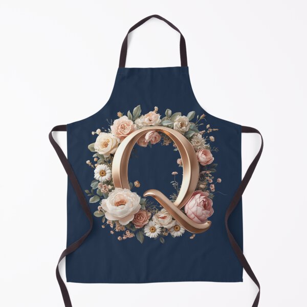 Item preview, Floral Monogram Letter Q Wall Art – Elegant Gold Initial Q with Roses & Peonies | Personalized Wedding Gift, Nursery Decor, Feminine Botanical Initial Q Print designed and sold by AmenAlways.