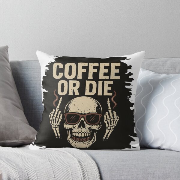 Item preview, Coffee or Die – Skull Coffee Lover Design designed and sold by nkhookysun.