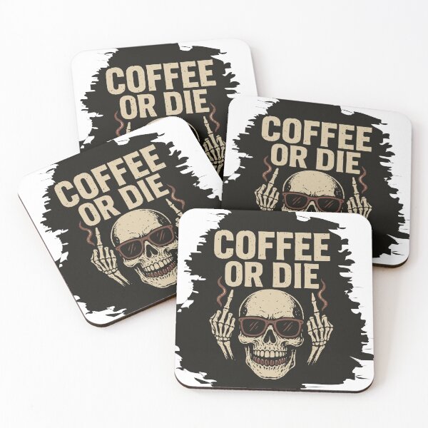 Item preview, Coffee or Die – Skull Coffee Lover Design designed and sold by nkhookysun.