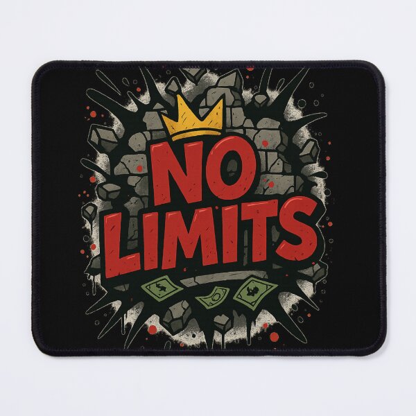 Item preview, NO LIMITS – Breaking Walls Graffiti Tee designed and sold by PastimeMastery.