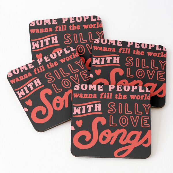 Item preview, Silly Love Songs Lyrics designed and sold by DONALDYAMAMURA.