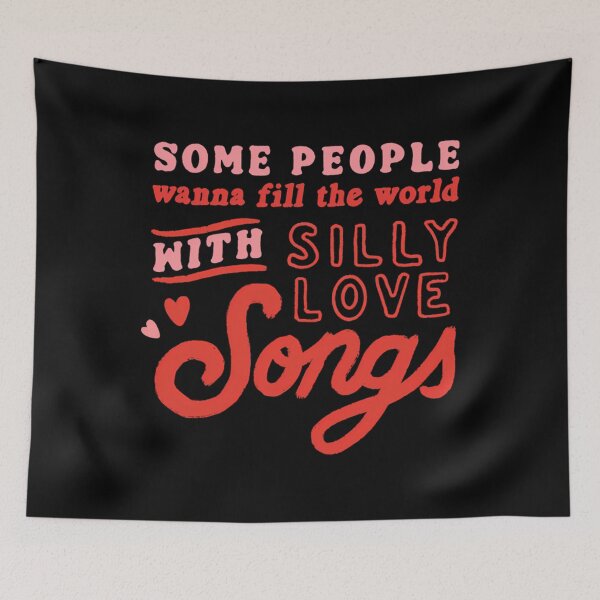 Item preview, Silly Love Songs Lyrics designed and sold by DONALDYAMAMURA.