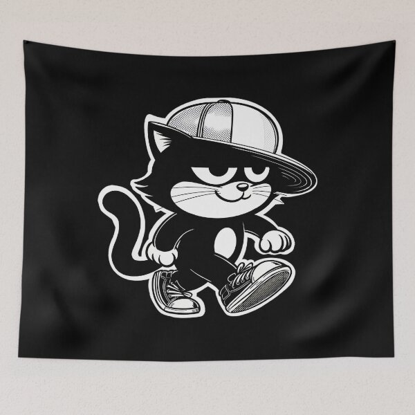 Item preview, Hip Hop Cat designed and sold by CLYDEHUFNAGEL.