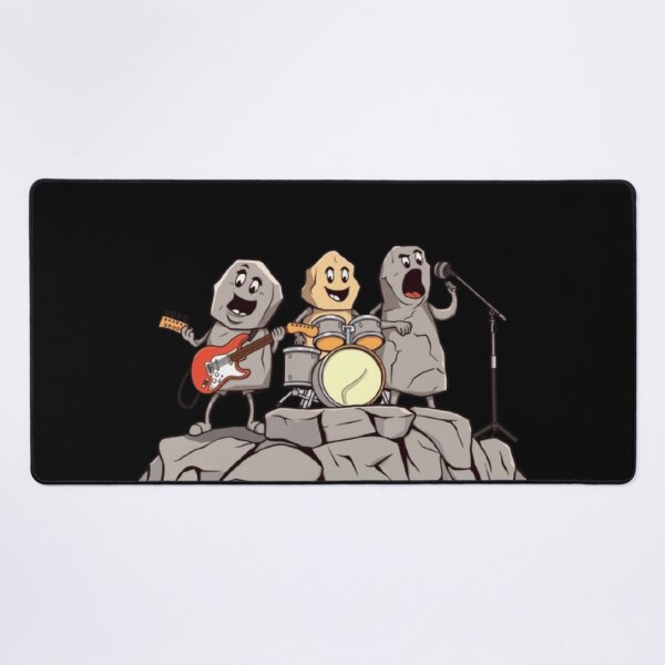 Item preview, Rock Band Rocks – Funny Cartoon Stone Musicians designed and sold by Witty Moon.