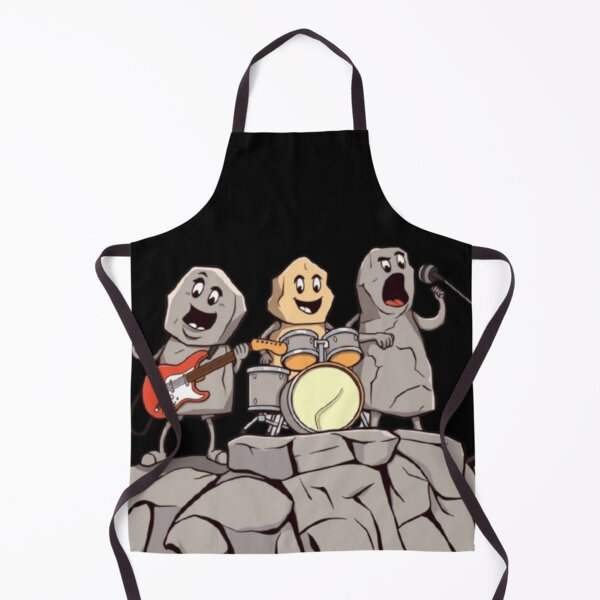Item preview, Rock Band Rocks – Funny Cartoon Stone Musicians designed and sold by Witty Moon.