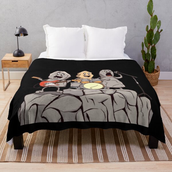 Item preview, Rock Band Rocks – Funny Cartoon Stone Musicians designed and sold by Witty Moon.