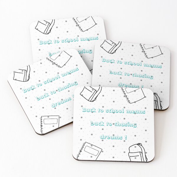 Item preview, Back to school means back to chasing dreams  designed and sold by Bibi-Designs.