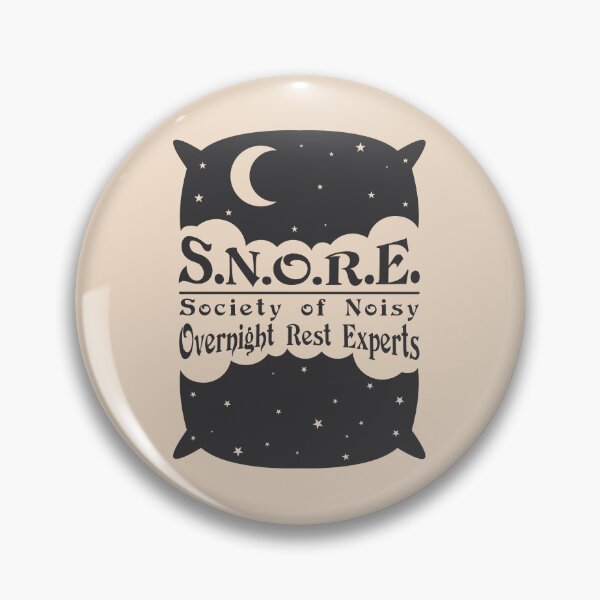 Item preview, S.N.O.R.E. – Society of Noisy Overnight Rest Experts designed and sold by Milena R..