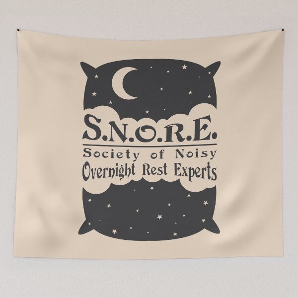 Item preview, S.N.O.R.E. – Society of Noisy Overnight Rest Experts designed and sold by Milena R..