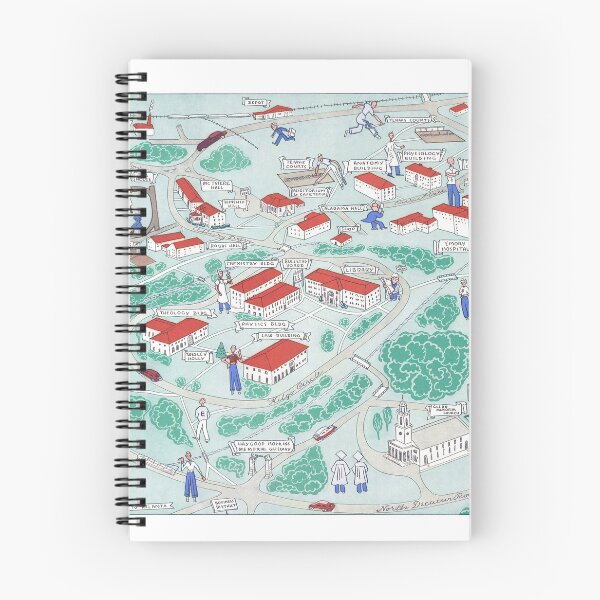 Aperçu de l'œuvre EMORY University map ATLANTA GEORGIA décor de dortoir diplômé créée et vendue par FrenchPrinting.