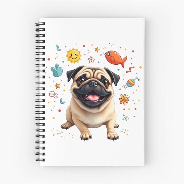 Item preview, Whimsical Pug Artworks designed and sold by KikiPuggie.