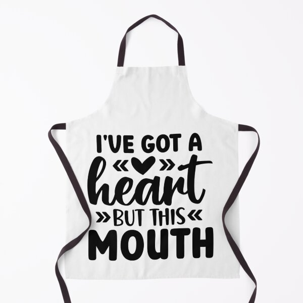 Item preview, I’ve Got a Good Heart but This Mouth – Sassy Quote (Alternate) designed and sold by artcultreone.