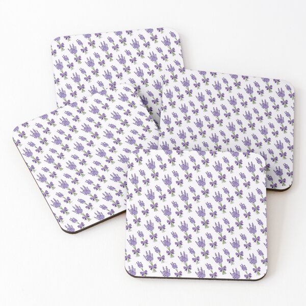 Item preview, Seamless Lavender Bouquet Pattern – Purple Flowers with Ribbons designed and sold by WojcikDesigners.
