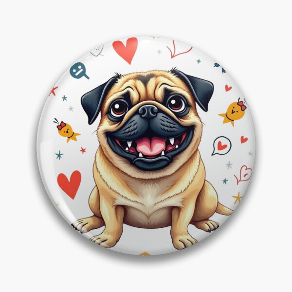 Item preview, Gentle Soul Pug Drawings designed and sold by KikiPuggie.