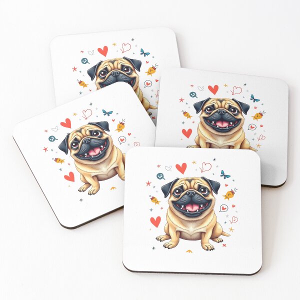 Item preview, Gentle Soul Pug Drawings designed and sold by KikiPuggie.