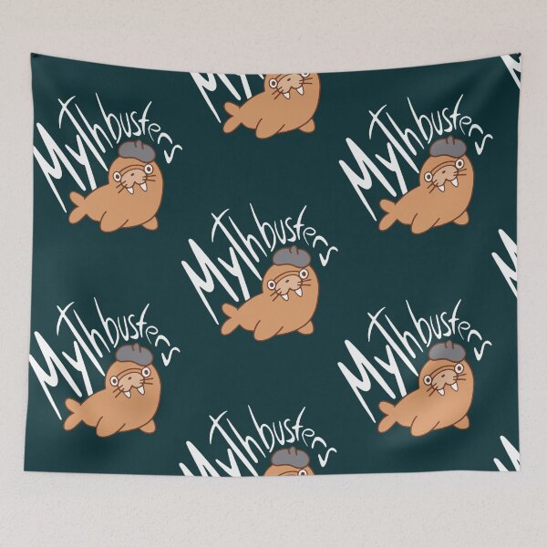 Item preview, Busted Merch Mythbusters Kawaii Walrus  designed and sold by Nonalart.