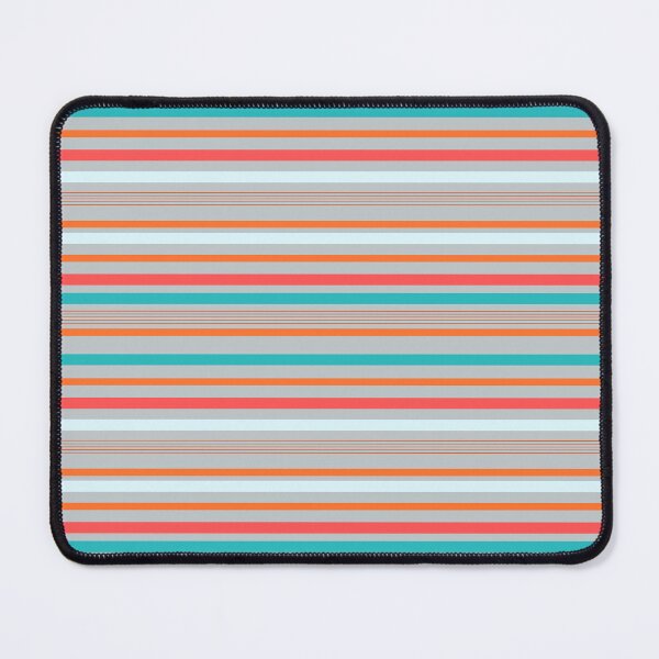 Item preview, Teal and Orange Stripes on Gray designed and sold by JaygiesDesign.
