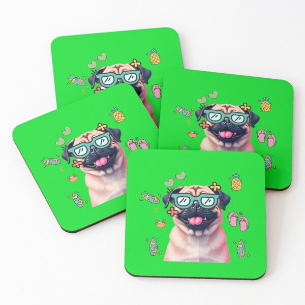 Item preview, Serene Pug Illustration arts designed and sold by KikiPuggie.