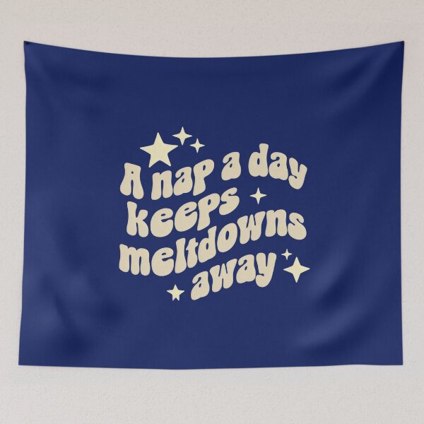 Item preview, A Nap a Day Keeps Meltdowns Away  designed and sold by DemureArtsy.