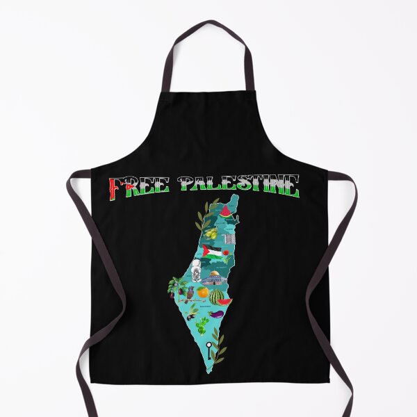 Item preview, Free Palestine map - illustrated Palestine map designed and sold by Youngkev-arts.