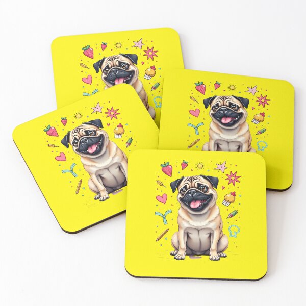 Item preview, Charming Pugs Portrait designed and sold by KikiPuggie.