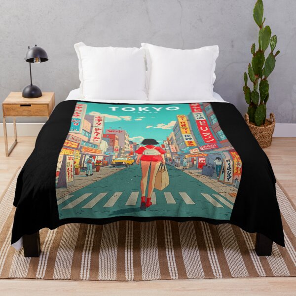 Item preview, 80S Anime Girl Exploring Vintage Tokyo designed and sold by CaesarHudson.