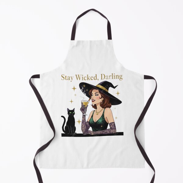 Item preview, Stay Wicked Darling Retro Witch Design designed and sold by PrintandJoy.