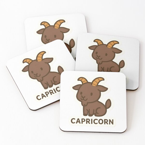 Item preview, Kawaii Capricorn Mountain Goat – Cute Zodiac Astrology Sign Illustration designed and sold by OsasChild.