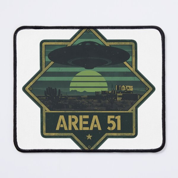 Item preview, Area 51 UFO Sighting Retro Design | Top Secret Alien Conspiracy Gift designed and sold by LoliDesignShop.
