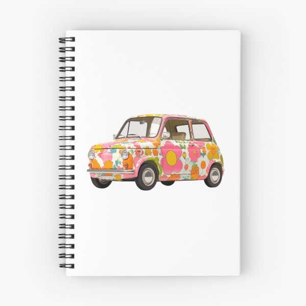 Item preview, Retro Flower Power Car – Colorful Vintage Ride designed and sold by casualnature.