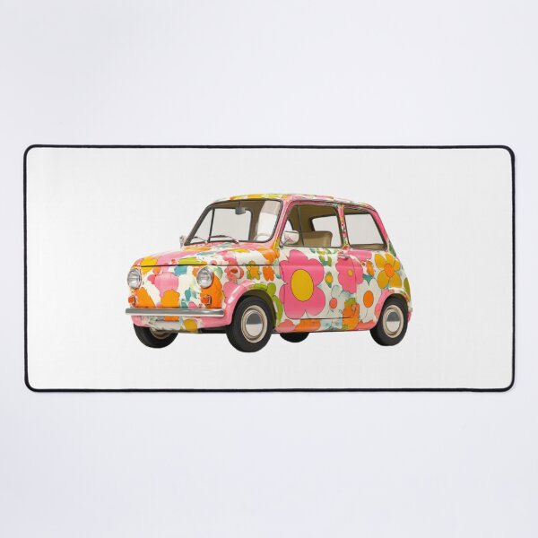 Item preview, Retro Flower Power Car – Colorful Vintage Ride designed and sold by casualnature.