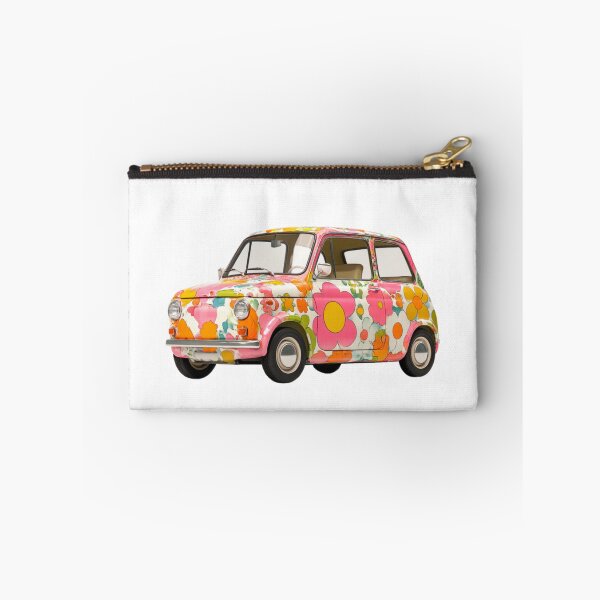 Item preview, Retro Flower Power Car – Colorful Vintage Ride designed and sold by casualnature.