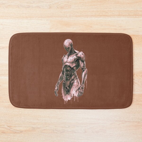 Item preview, Battle-Ready Male Android – Hard Sci-Fi Biomechanical Art designed and sold by BrightThreadBB.
