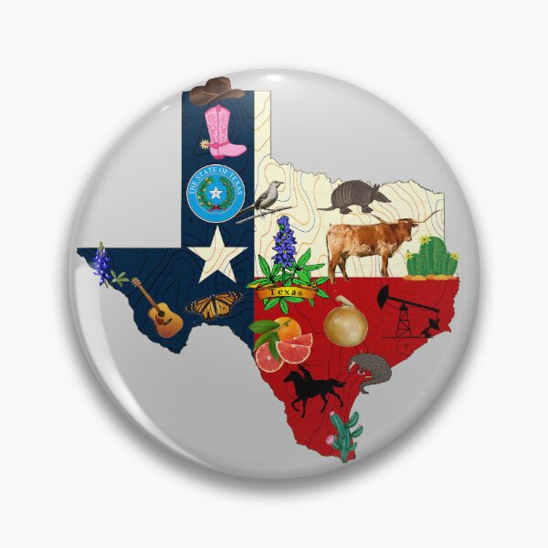 Item preview, Texas State Map - illustrated map of Texas designed and sold by Youngkev-arts.