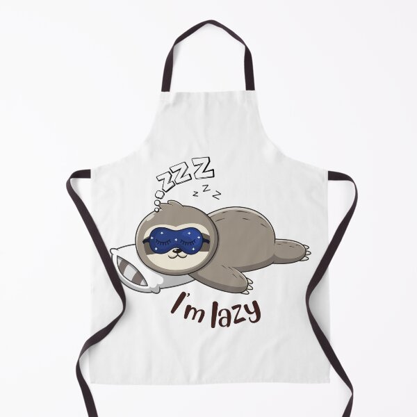 Item preview, Cute Sleeping Sloth with Eye Mask - I'm Lazy Design designed and sold by TigerClawCo.