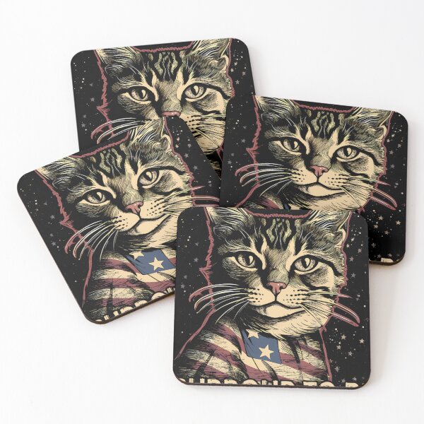 Item preview, El gato Purroud del 4 de julio será un gato patriótico estadounidense Meow-Ican designed and sold by goulditeggeb.