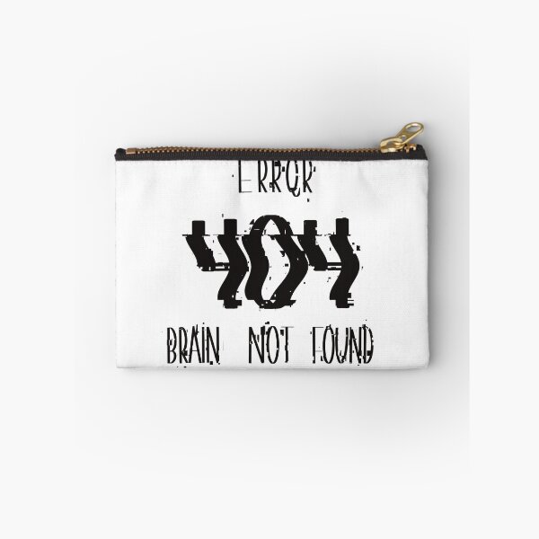 Item preview, Error 404  Brain Not Found, Student & Gamer Gift Idea designed and sold by Anna-Kik.