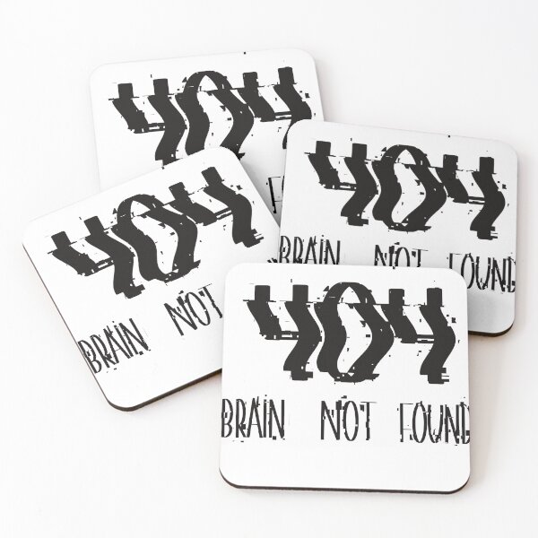 Item preview, Error 404  Brain Not Found, Student & Gamer Gift Idea designed and sold by Anna-Kik.