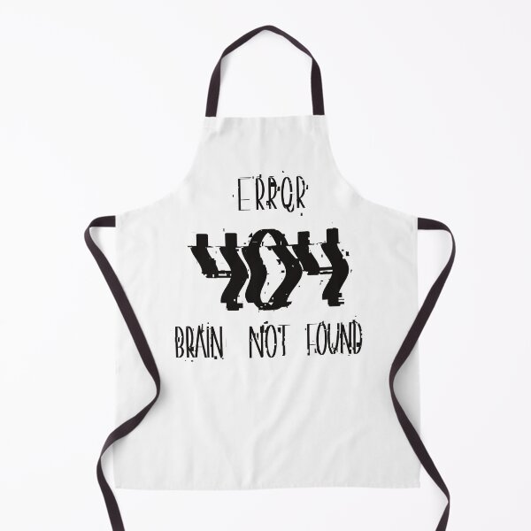 Item preview, Error 404 Brain Not Found, Student & Gamer Gift Idea designed and sold by Anna-Kik.