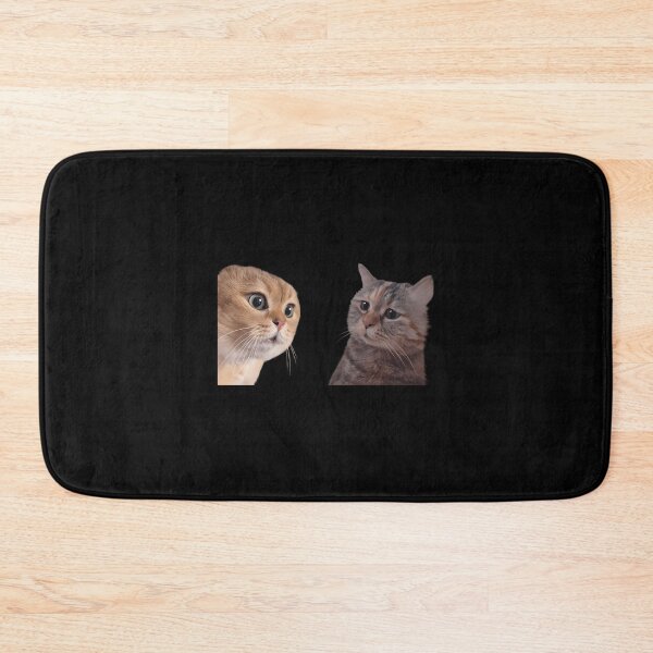 Item preview, 2 Cat Couple Meme designed and sold by quitofbortshcb.