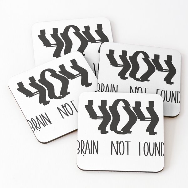 Item preview,  Funny Error 404 Brain Not Found ,Geeky Internet Joke Tee designed and sold by Anna-Kik.