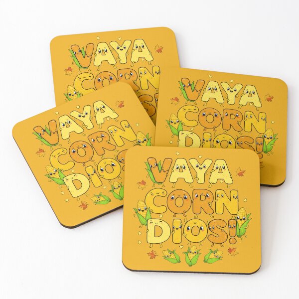 Item preview, Smiling Corn Characters with Playful Autumn Vibes designed and sold by SplashTastic.